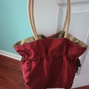 BASIC BY DUNBAR  RED HANDBAG